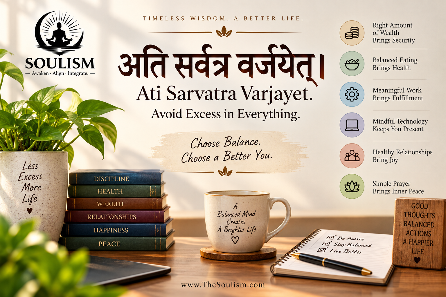 Ati Sarvatra Varjayet: Why Balance Matters in Life